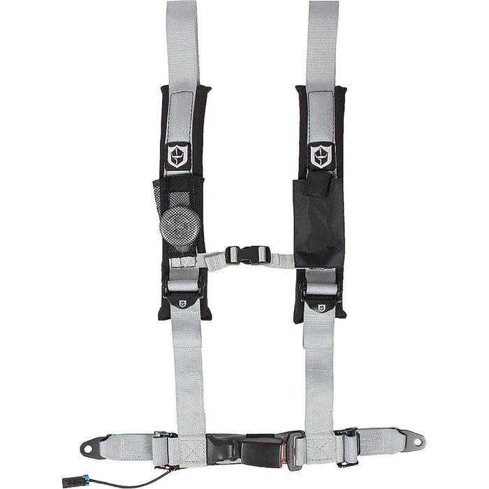 4-Point Safety Harness Driver Side Silver by Pro Armor