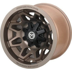 416X Wheel Black 12x7 - 4/136-4+3 by Moose Utility 416MO127136BZ4 Non Beadlock Wheel 02301168 Parts Unlimited Drop Ship Bronze