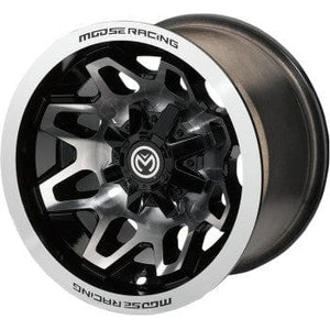 416X Wheel Black 14x8-4/137-4+4 by Moose Utility 416147136GBMF55 Non Beadlock Wheel 02301147 Parts Unlimited Drop Ship Black