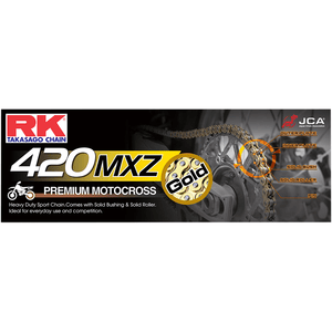 420 Mxz Heavy Duty Drive Chain By Rk GB420MXZ-120 Rear Drive Chain RK420MXZ120 Parts Unlimited