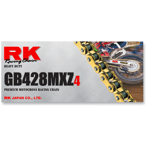 428 Mxz Chain By Rk GB428MXZ-134 Rear Drive Chain 1221-0243 Parts Unlimited