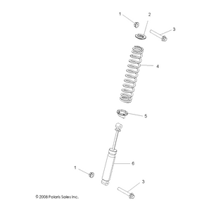 451.4Mm Front Shock Extension by Polaris 7043394 OEM Hardware P7043394 Off Road Express