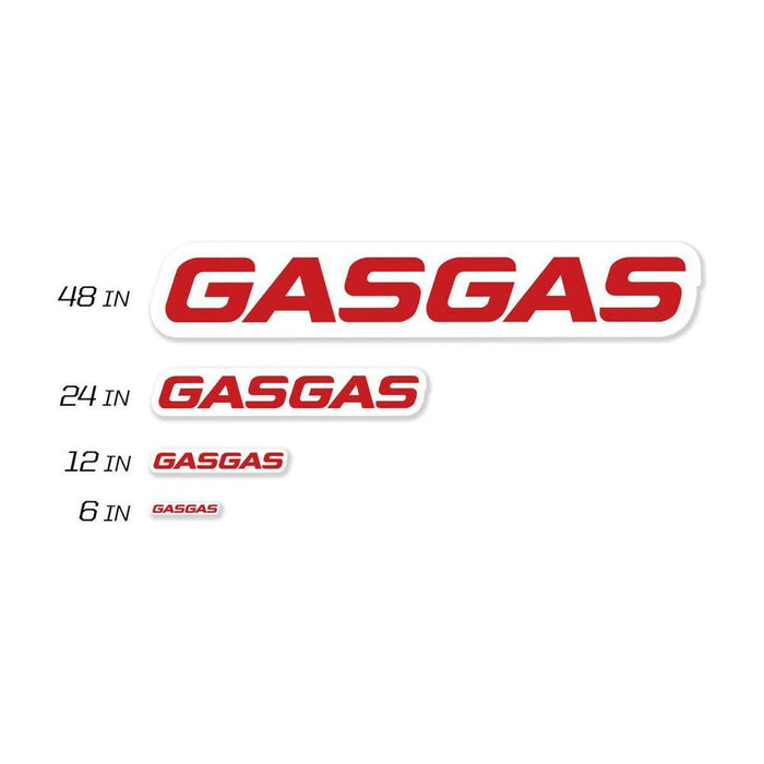 48" Gasgas Decal 8 Mil By D'Cor