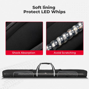 4FT Whip Lights Storage Bag by Kemimoto B0113-14101BK Whip Bag B0113-14101BK Kemimoto