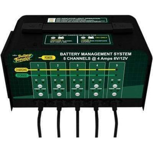 5 Bank Charging Station by Battery Tender 021-0133-DL-WH Battery Charger 56-1090 Western Powersports Drop Ship