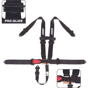 5-Point Safety Harness W/O Pads Black 3" Straps by Grant Products 2110 Safety Belt 5-Pt 652-3522 Western Powersports