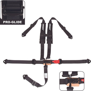 5-Point Safety Harness W/Pads Black 2" Straps by Grant Products 2105 Safety Belt 5-Pt 652-3521 Western Powersports