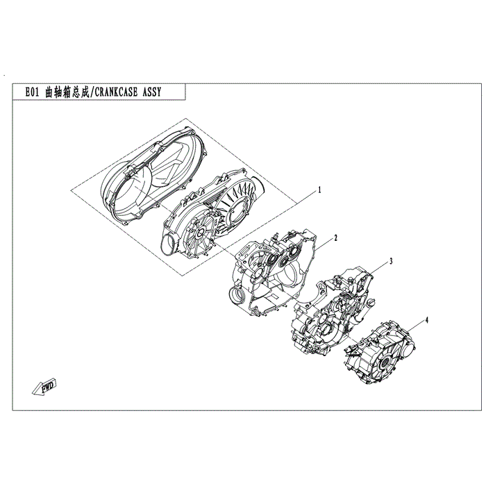 500 Uforce Engine 2017 And Prior(Truck Freight) by CF Moto