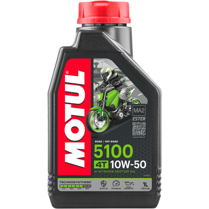 5100 Synthetic Blend 4T Engine Oil By Motul