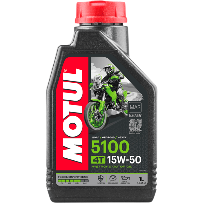 5100 Synthetic Blend 4T Engine Oil By Motul