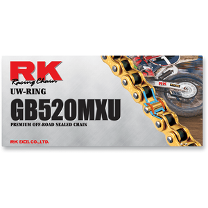 520 Mxu Chain By Rk GB520MXU-120 Rear Drive Chain 1222-0194 Parts Unlimited Drop Ship