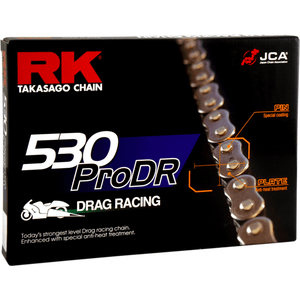 530 Pro Dr Drag Racing Chain By Rk 530PRODR-130 Rear Drive Chain 1221-0160 Parts Unlimited Drop Ship