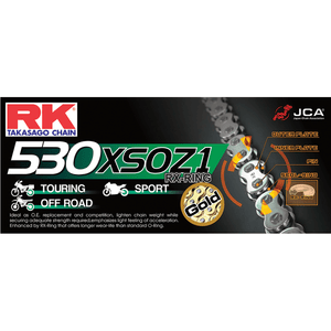 530 Xsoz1 Chain By Rk 530XSOZ1-120 Rear Drive Chain 1223-0118 Parts Unlimited Drop Ship