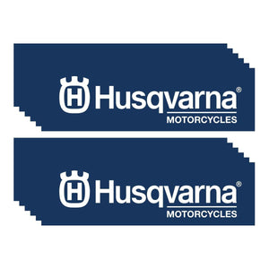 6" Husqvarna Decal 10 Pk By D'Cor 40-70-107 Brand Decal 862-4070107 Western Powersports