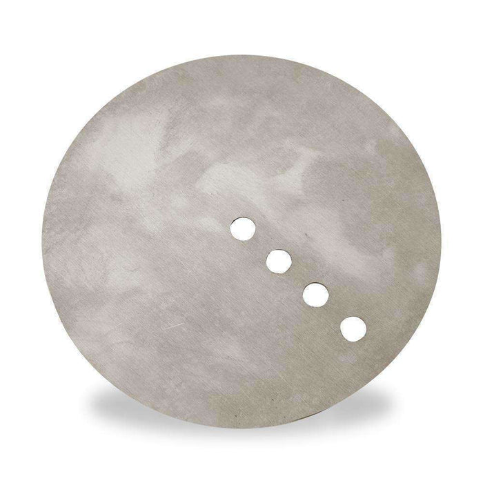 6 Inch Ground Plane Disc For Antenna Mounting On Aluminum Fiberglass Plastic by Rugged Radios