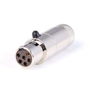 6-Pin Female Mini Xlr Connector Ta6Fl by Rugged Radios C6P-FL 0103879985574 Rugged Radios