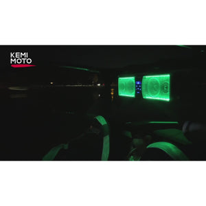 6 Speaker 26 Inch RGB Universal Sound Bar For 1.75''-2.25'' Roll Bar by Kemimoto B0117-01801BK Sound Bar Speaker B0117-01801BK Kemimoto