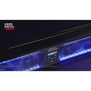 6 Speaker 26 Inch RGB Universal Sound Bar For 1.75''-2.25'' Roll Bar by Kemimoto B0117-01801BK Sound Bar Speaker B0117-01801BK Kemimoto