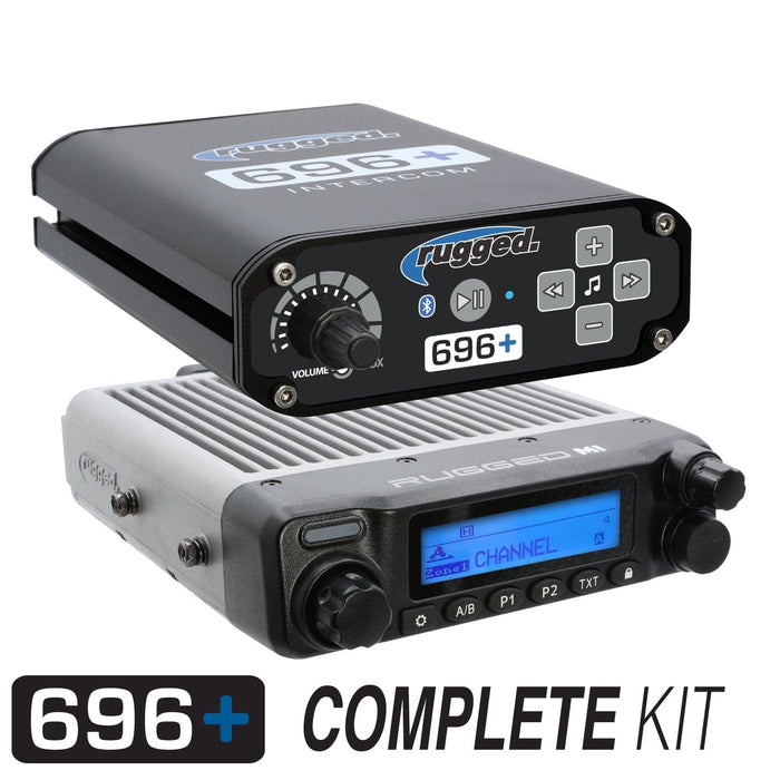 696 Plus Complete Master Communication Kit With Intercom And 2-Way Radio by Rugged Radios