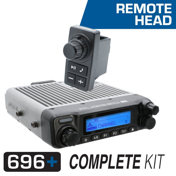 696 Plus Remote Head Complete Master Communication Kit With Intercom And 2-Way Radio by Rugged Radios