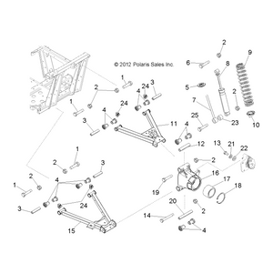 73.96 Mm. Pivot Shaft by Polaris 5137591 OEM Hardware P5137591 Off Road Express