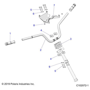 #8-10 Panel Clip Screw by Polaris 7670127 OEM Hardware P7670127 Off Road Express