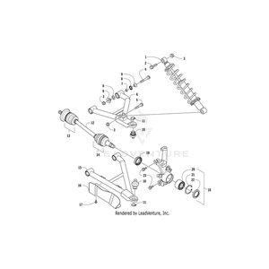 A-Arm Assy Fr Lower Lh By Arctic Cat 3307-420 OEM Hardware 3307-420 Off Road Express