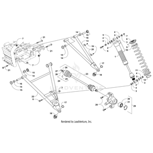 A-Arm,Fr-Lwr-Lh-Assy-Tag By Arctic Cat 0503-693 OEM Hardware 0503-693 Off Road Express