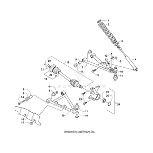 A-Arm,Front Upper Lh-Black-Assy By Arctic Cat 0503-433 OEM Hardware 0503-433 Off Road Express