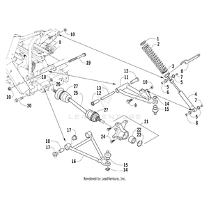 A-Arm, Lower Left By Arctic Cat 0503-253 OEM Hardware 0503-253 Off Road Express