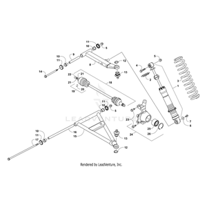 A-Arm, Lower Left By Arctic Cat 1503-241 OEM Hardware 1503-241 Off Road Express