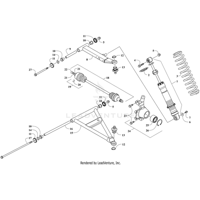 A-Arm, Lower Left By Arctic Cat