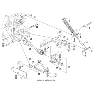 A-Arm, Lower Right Black By Arctic Cat 0503-220 OEM Hardware 0503-220 Off Road Express