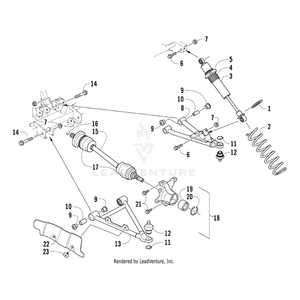 A-Arm, Upper Left Black By Arctic Cat 0503-397 OEM Hardware 0503-397 Off Road Express