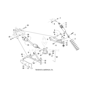 A-Arm, Upper Left Platinum By Arctic Cat 0503-441 OEM Hardware 0503-441 Off Road Express