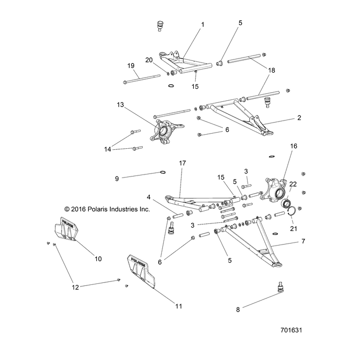 A-Arm Weld Frt Lower Left Velocit by Polaris