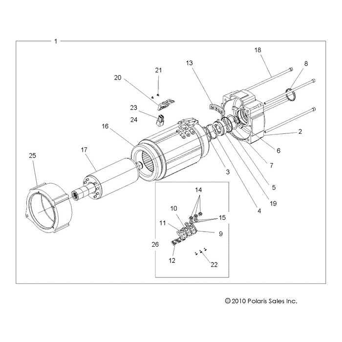 Abm Motor Rotor by Polaris