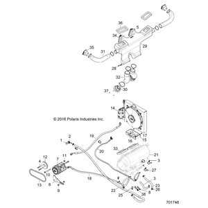 Ac Belt by Polaris 3120165 OEM Hardware P3120165 Off Road Express