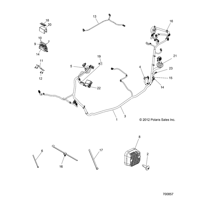 Ac Input Regulator Harness Kit by Polaris