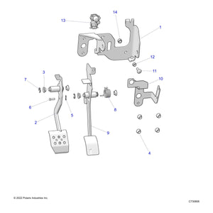 Accelerator Spring, Heavy by Polaris 7043418 OEM Hardware P7043418 Off Road Express