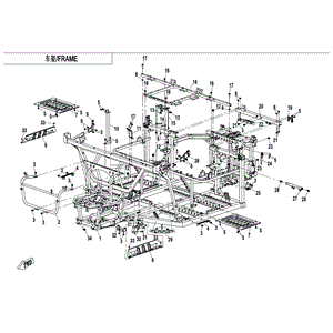 Accessories Mount Bracket by CF Moto 5HY0-030070 OEM Hardware 5HY0-030070 Northstar Polaris