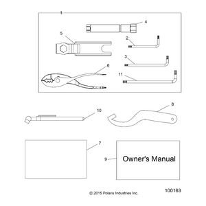 Accessory Tool Kit by Polaris 2875087 OEM Hardware P2875087 Off Road Express