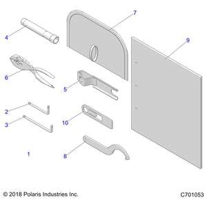 Accessory Tool Kit, by Polaris 2877351 OEM Hardware P2877351 Off Road Express