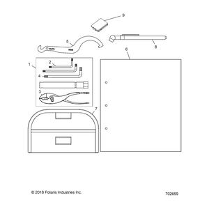 Accessory Tool Kit, by Polaris 2880974 OEM Hardware P2880974 Off Road Express