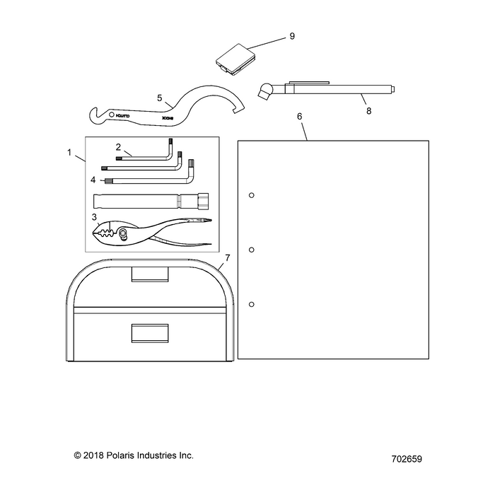 Accessory Tool Kit, by Polaris