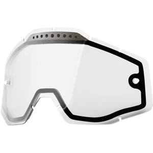 Accuri/Racecraft/Strata Goggle Dual Lens Vented By 1 59009-00001 Goggle Lens 2602-0506 Parts Unlimited