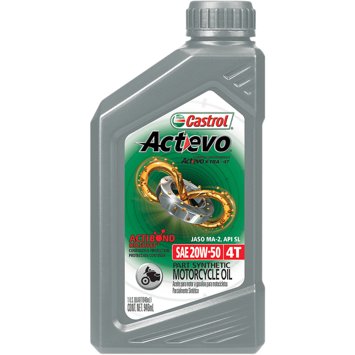 Act Evo® Semi-Synthetic 4T Engine Oil By Castrol