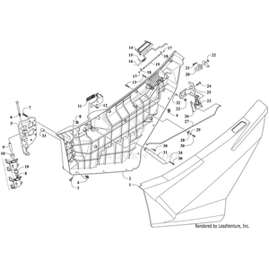 Actuator,Door-Interior-Lh By Arctic Cat 6406-699 OEM Hardware 6406-699 Off Road Express