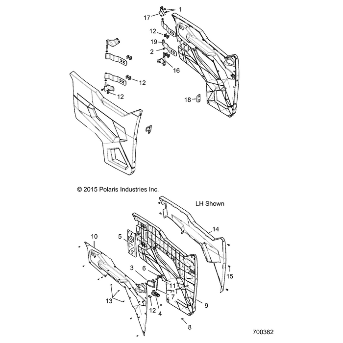 Actuator-Latch,Lh by Polaris