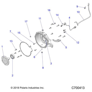 Adapter Assembly, Cvt by Polaris 1206102 OEM Hardware P1206102 Off Road Express